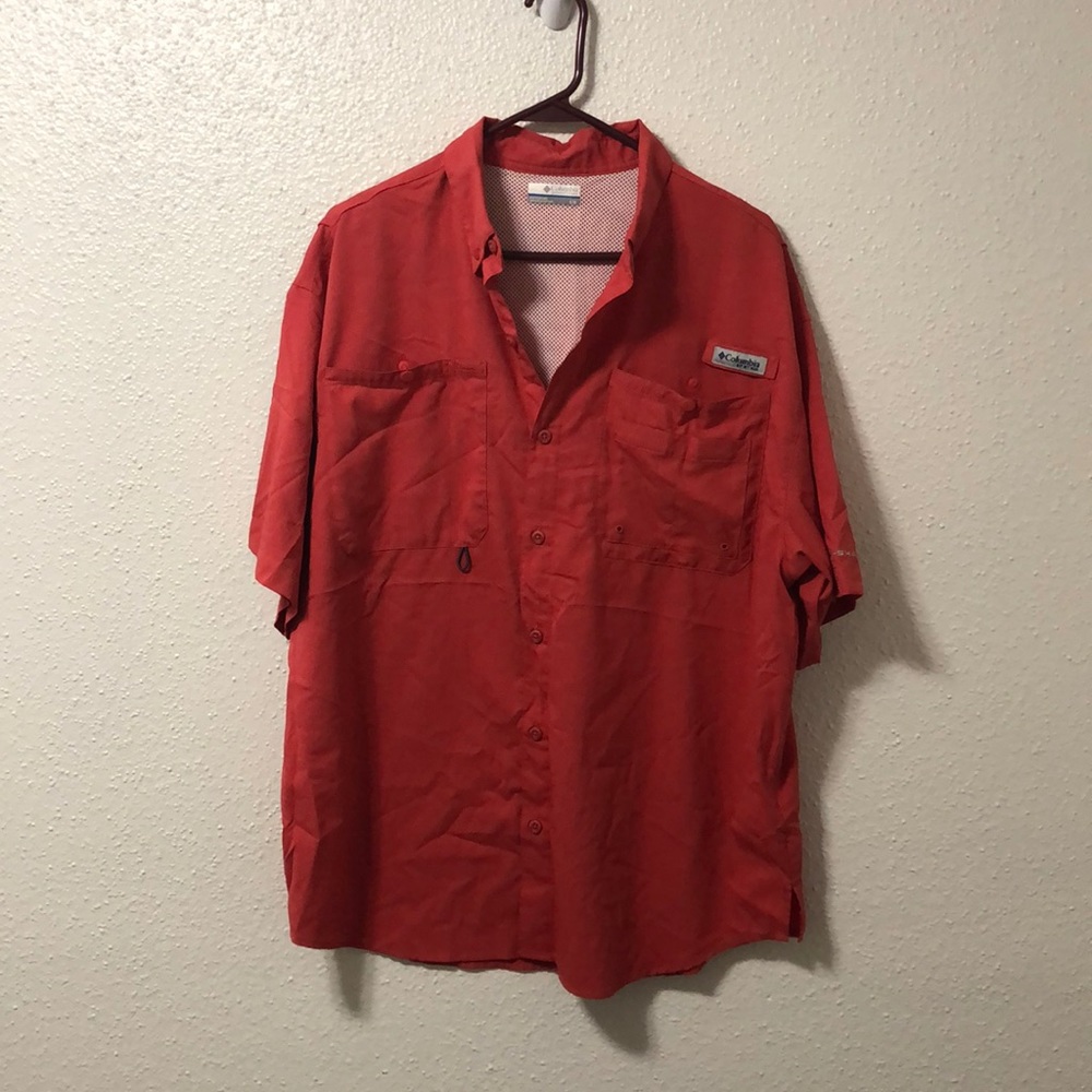 Columbia PFG Short Sleeve Button Down